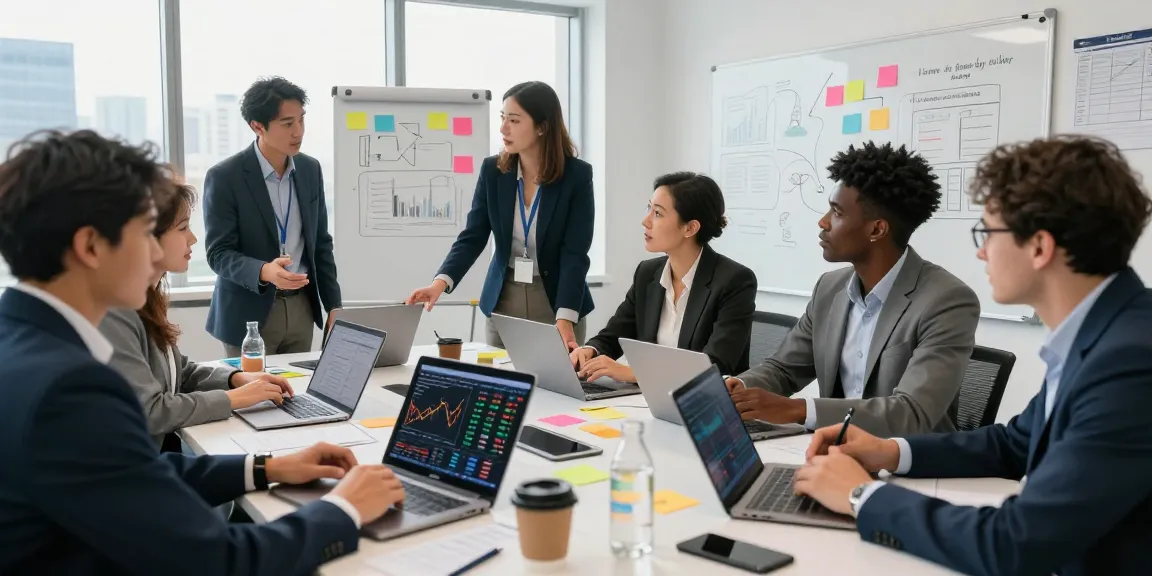Dynamic teamwork discussing strategies at XPAY33 official site conference table