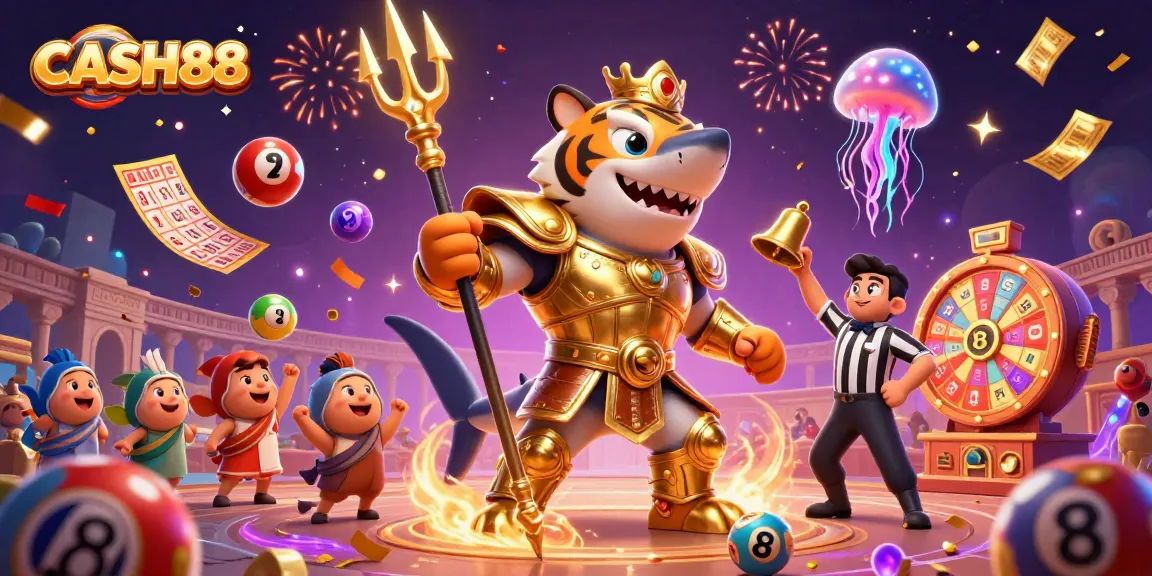 CASH88 captivates players with its lively casino experience, featuring colorful lottery elements and a dynamic underwater arena.