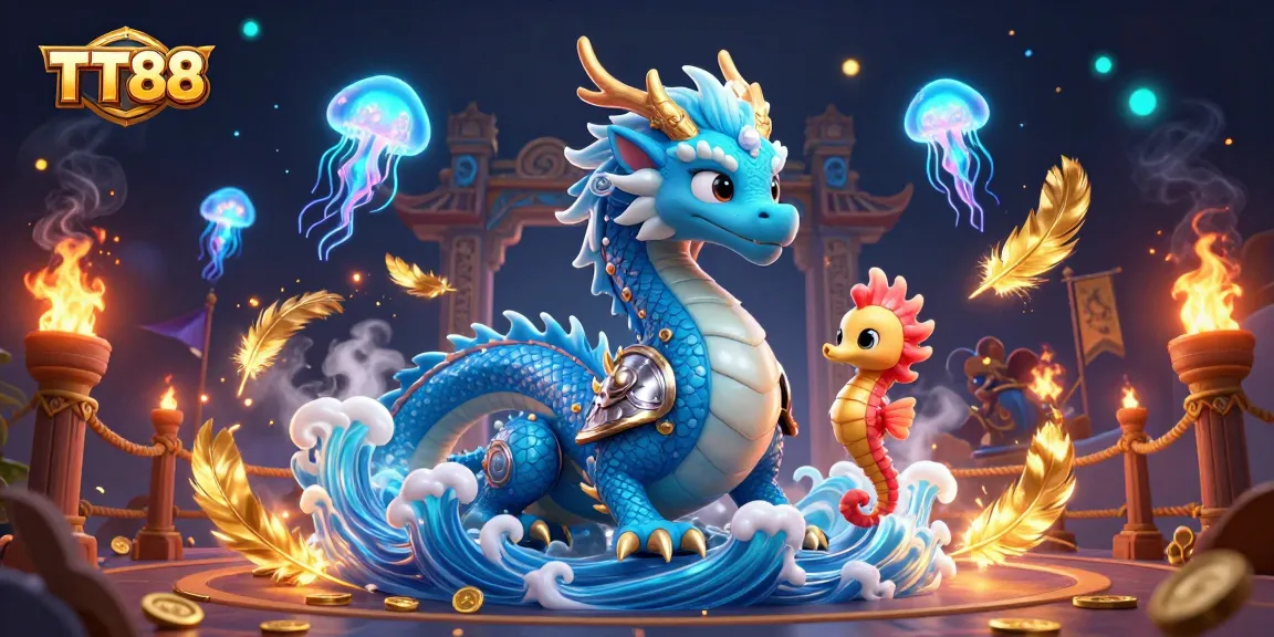 Experience excitement with TT88's underwater-themed casino adventures featuring vibrant characters.
